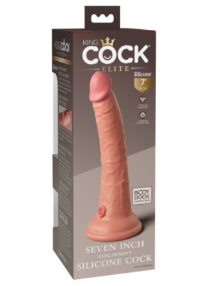 7“ Dual Density Silicone Cock